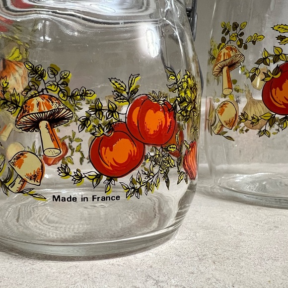 Vintage glass canister set. Brand new seals. - Picture 3 of 5